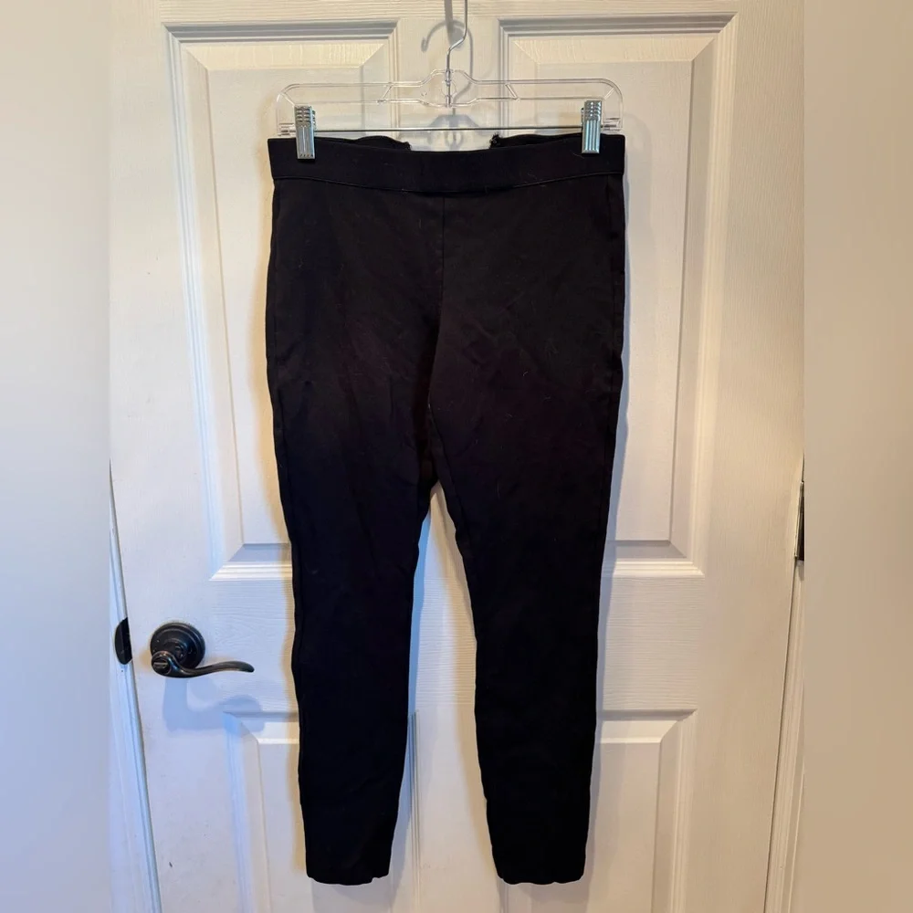 J. Crew Structured Leggings Back Zip 4R‎
